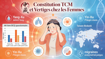 Lien entre constitution yin / yang / phlegm et vertiges chez la femme